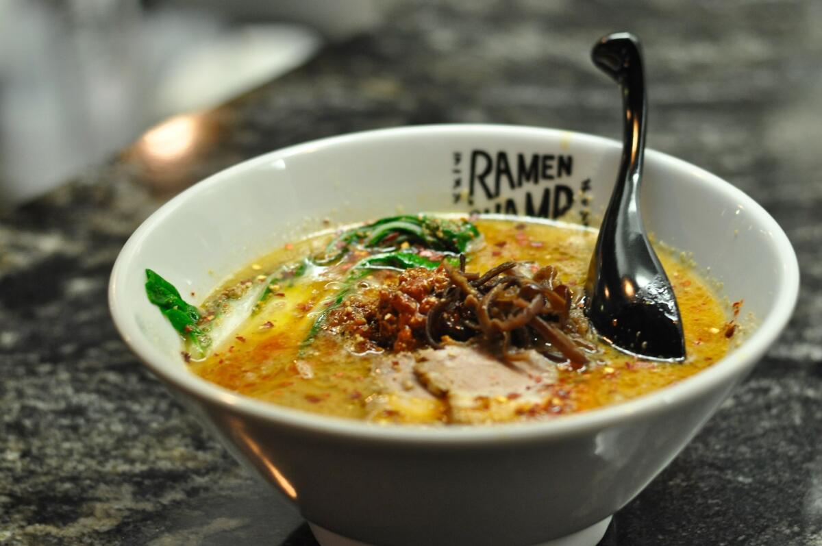 Ramen Champ, in the Far East Plaza, will reopen Friday, Oct. 2, under new ownership, with a new ramen menu.