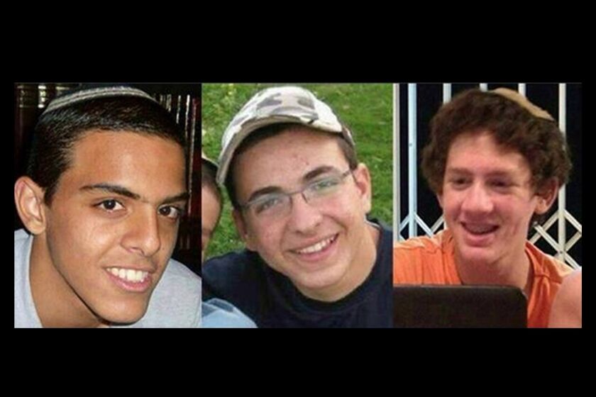 Israeli teenagers Eyal Yifrah, Gil-Ad Shaer and Naftali Frenkel were abducted and killed while hitchhiking from their West Bank school to their homes in June.