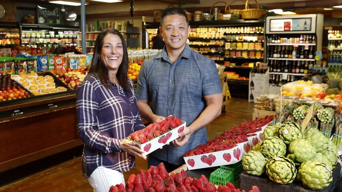 Irvine Ranch Market owners Robin Kramer and David Wong are expanding their concept to 200 Marine Ave. on Balboa Island in Newport Beach, where the former Hershey's Market closed around the holidays. They also own the Irvine Ranch Market in Costa Mesa, pictured.
