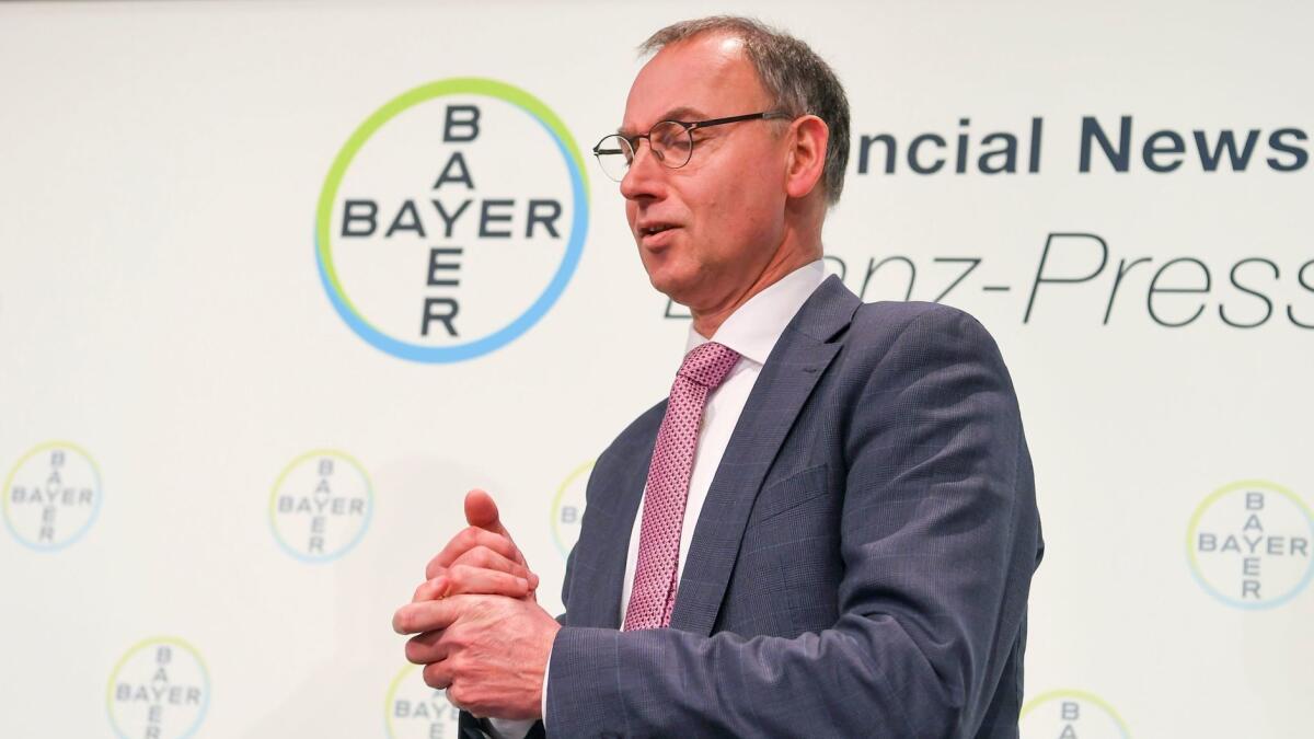 Werner Baumann is CEO of German chemicals giant Bayer.
