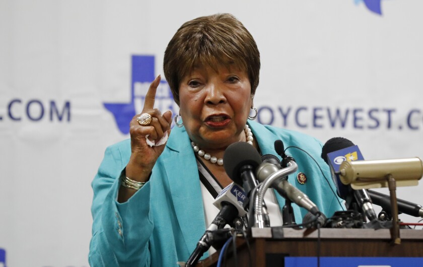 Rep. Eddie Bernice Johnson (D-Texas) at an event in July.