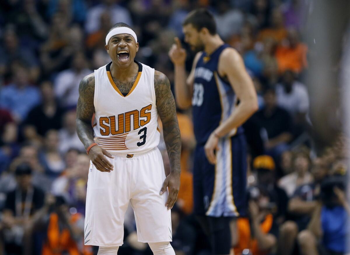 Isaiah Thomas is averaging 17.4 points with 4.1 assists per game off the bench for the Phoenix Suns.