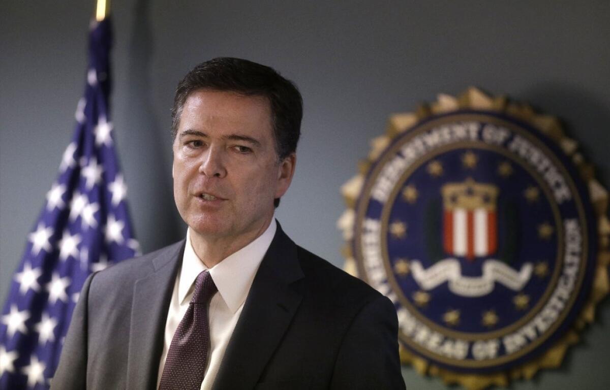 FBI Director James Comey wants the federal government to be able to access data on all cellphones and computers.