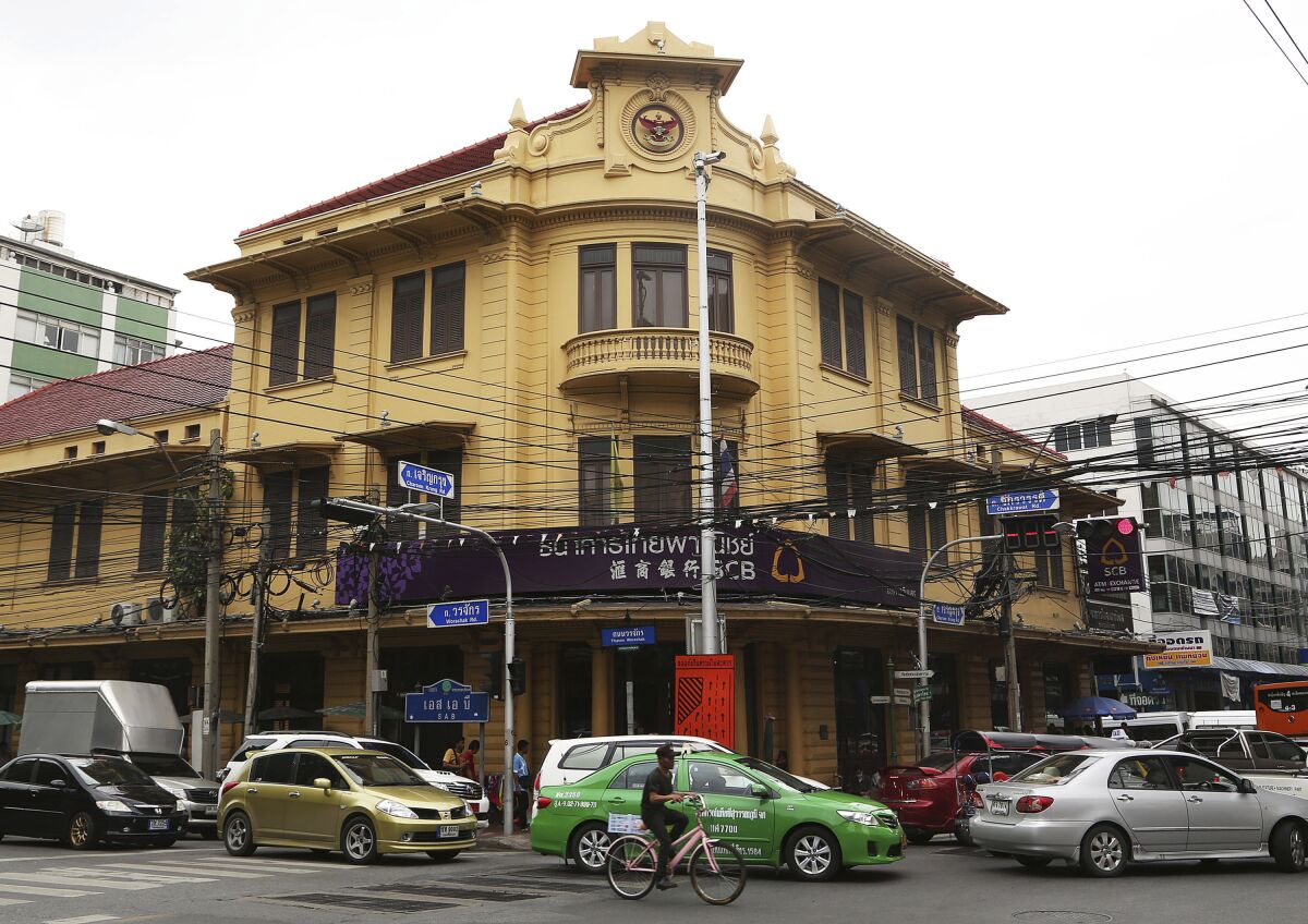 A branch of Siam Commercial Bank in Bangkok's Chinatown.