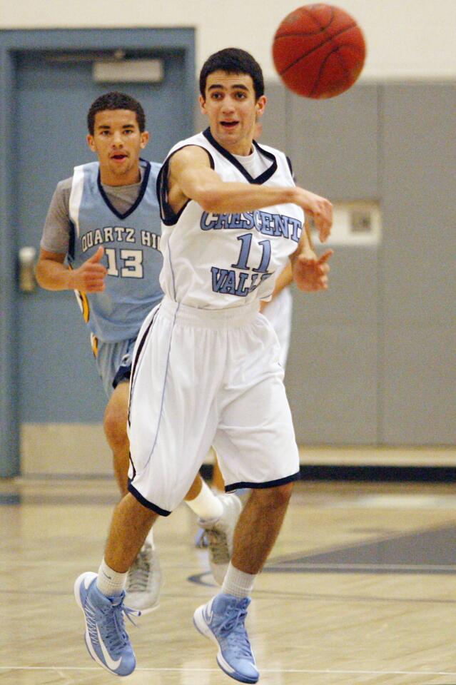 CV vs. Quartz Hill boys' basketball