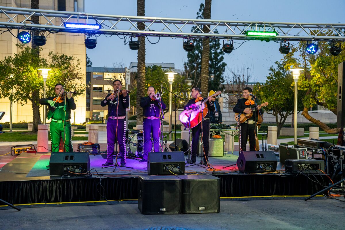 Live entertainment keeps things singing at Tamalfest 2021 in Santa Ana.