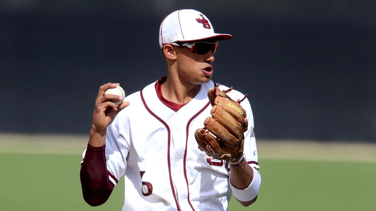 JSerra third baseman Royce Lewis batted .429 with nine doubles and four home runs this season.