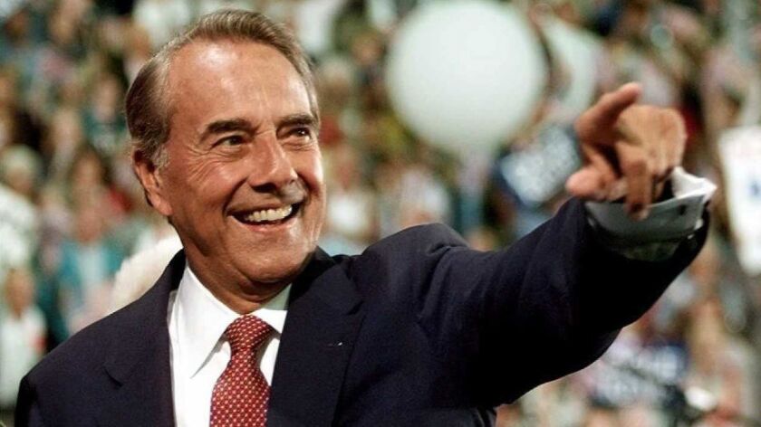Bob Dole, the 1996 Republican presidential nominee and a century a leading  figure and force in American politics, has died - Los Angeles Times