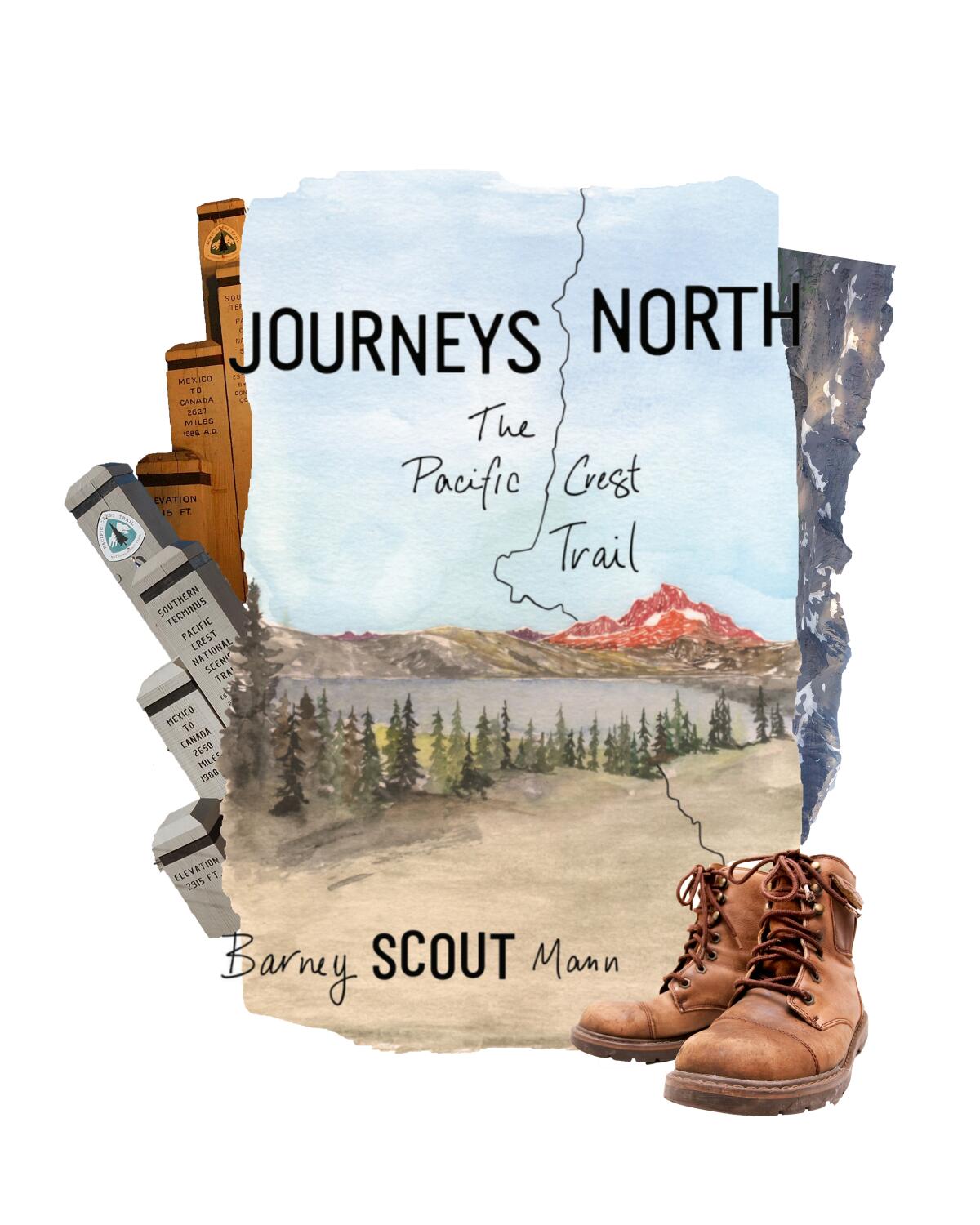 Book cover for "Journeys North" by Barney "Scout" Mann.
