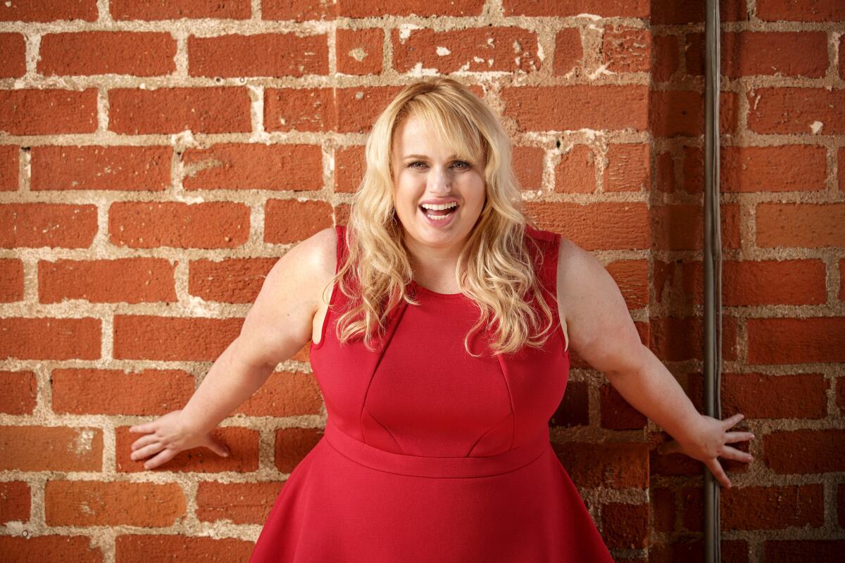 Actress Rebel Wilson, photographed last week at Historic Hudson Studios in Hollywood, brings back the role of Fat Amy in "Pitch Perfect 2."