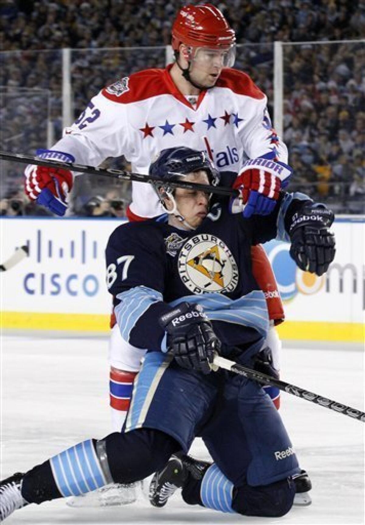 Alex Ovechkin 2011 NHL Winter Classic Action