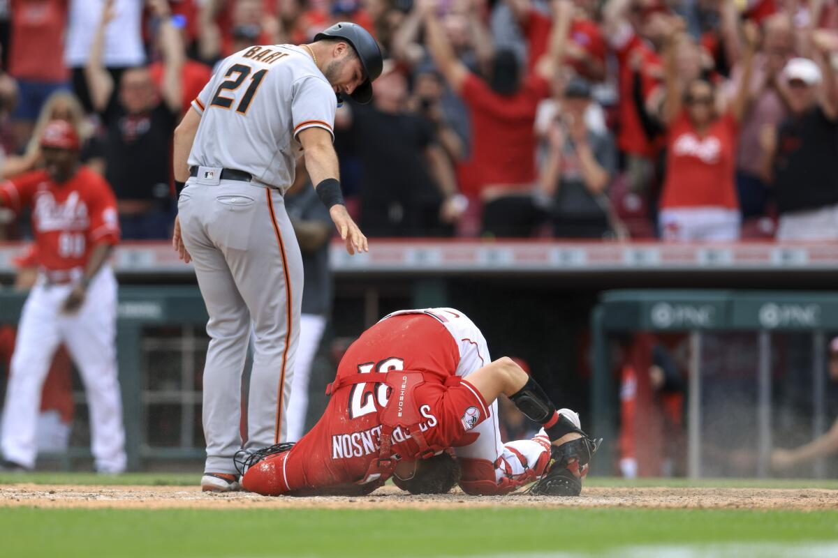 Joey Bart de los Gigantes de San Francisco 