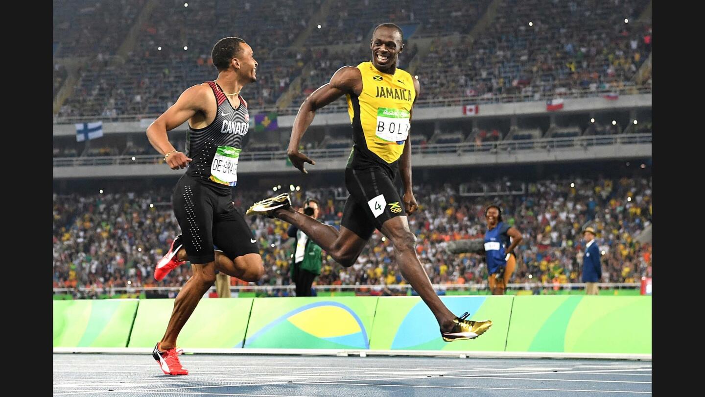 Usain Bolt, Andre de Grasse