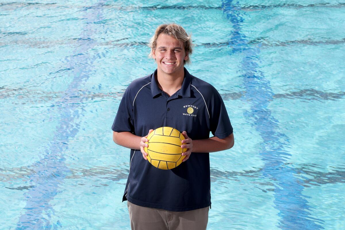 Newport Harbor High junior Ben Liechty is the 2021 Daily Pilot Dream Team Boys' Water Polo Player of the Year.