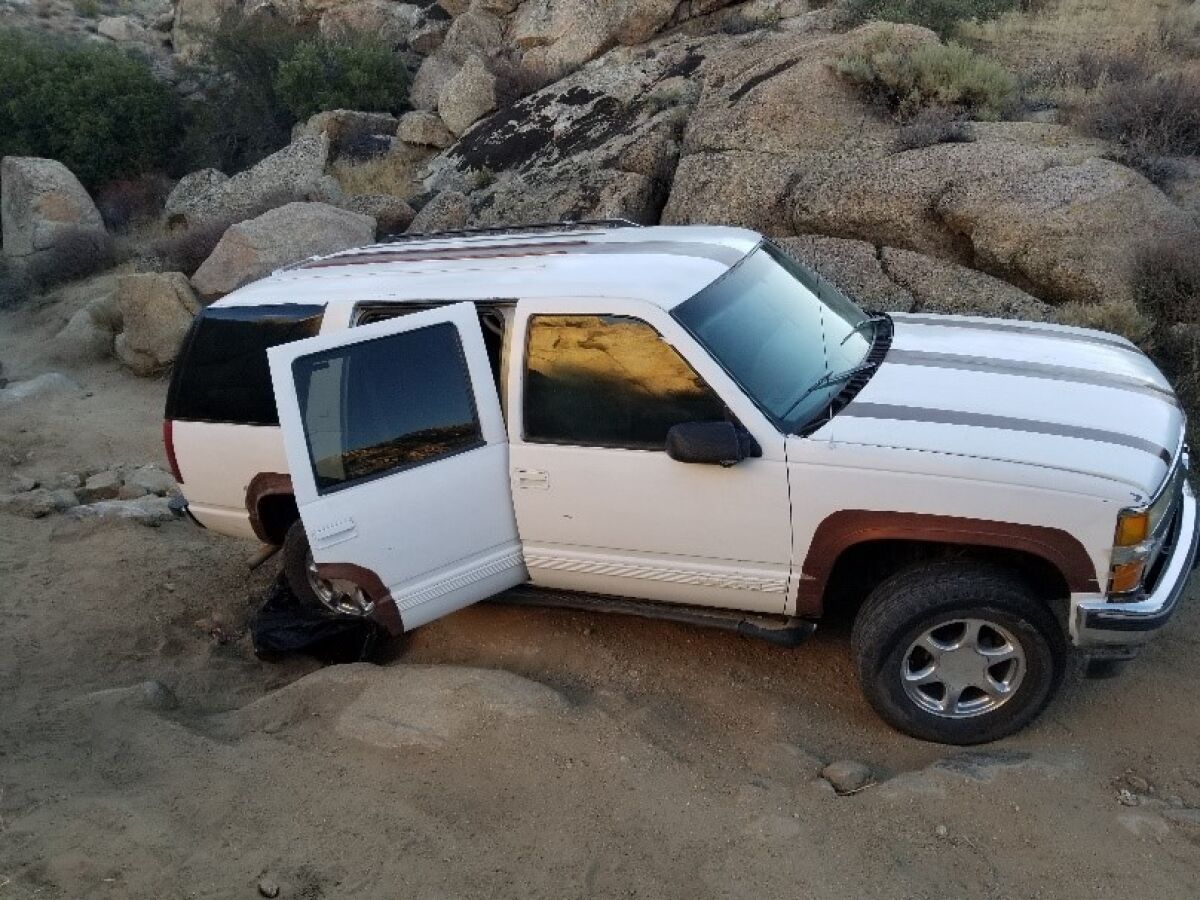 Border Patrol agents arrested 19 people in East County after a SUV got stuck near the border early Sunday.