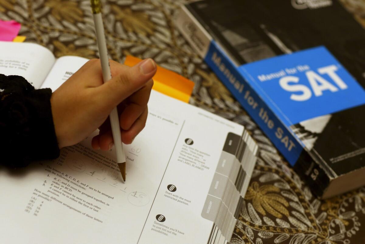 The University of California is considering whether to drop the SAT and ACT tests as an admission requirement.
