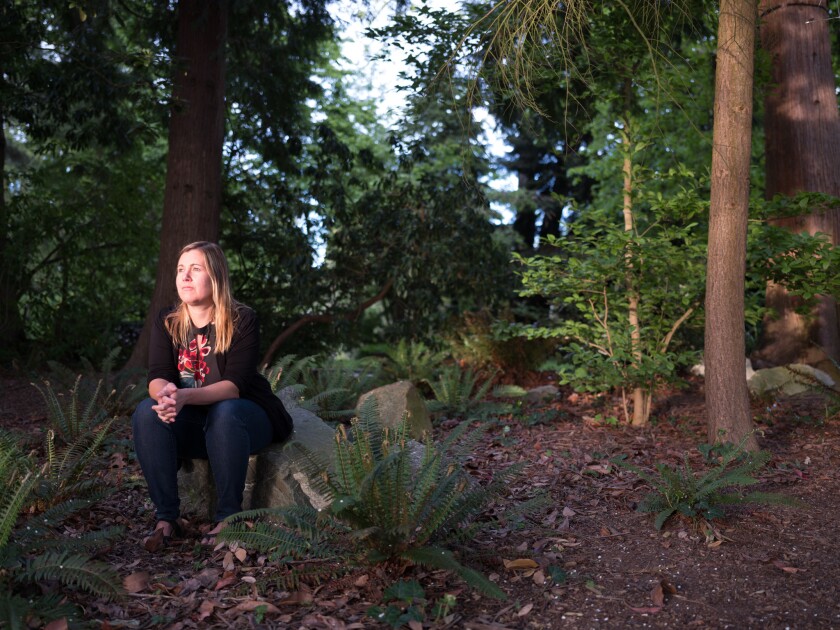 Human composting activist Nina Schoen, a Seattle media tech executive, wants her body to "turn into something that can regenerate life."
