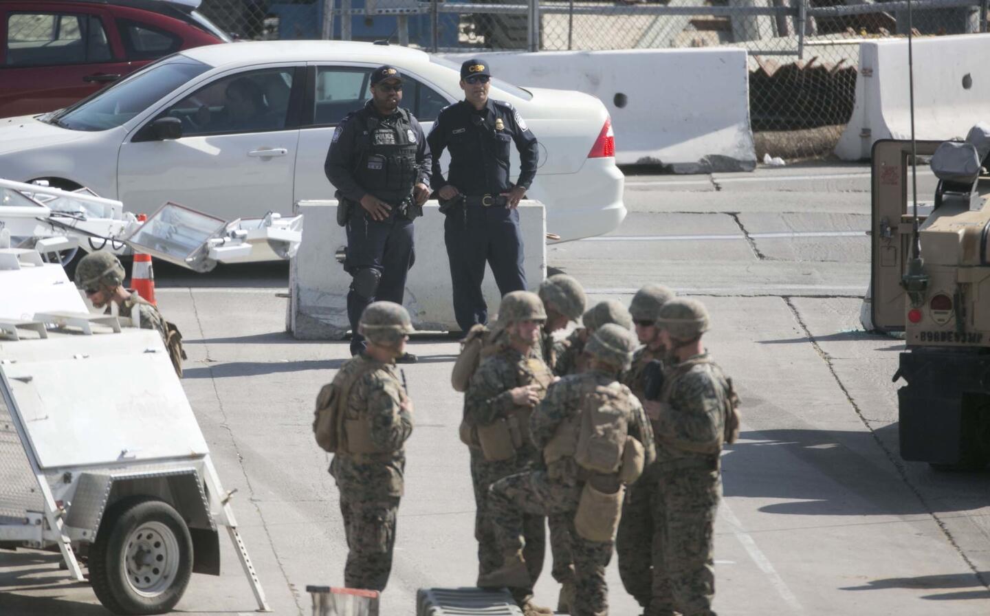 Militares en la frontera