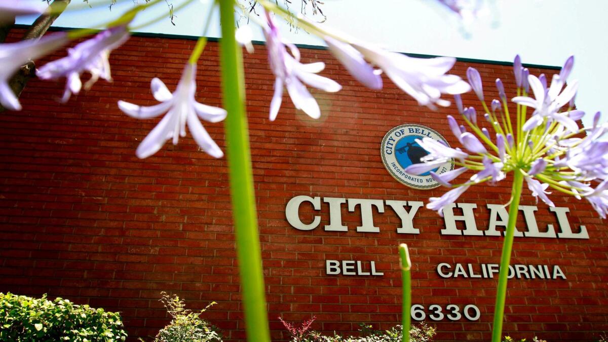 Bell City Hall building.
