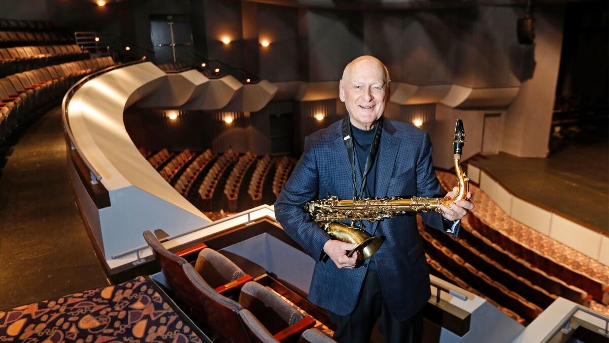 Jerry Mandel, president of Irvine Barclay Theatre, ran Segerstrom Center for 10 years and is a serious jazz musician at age 77.