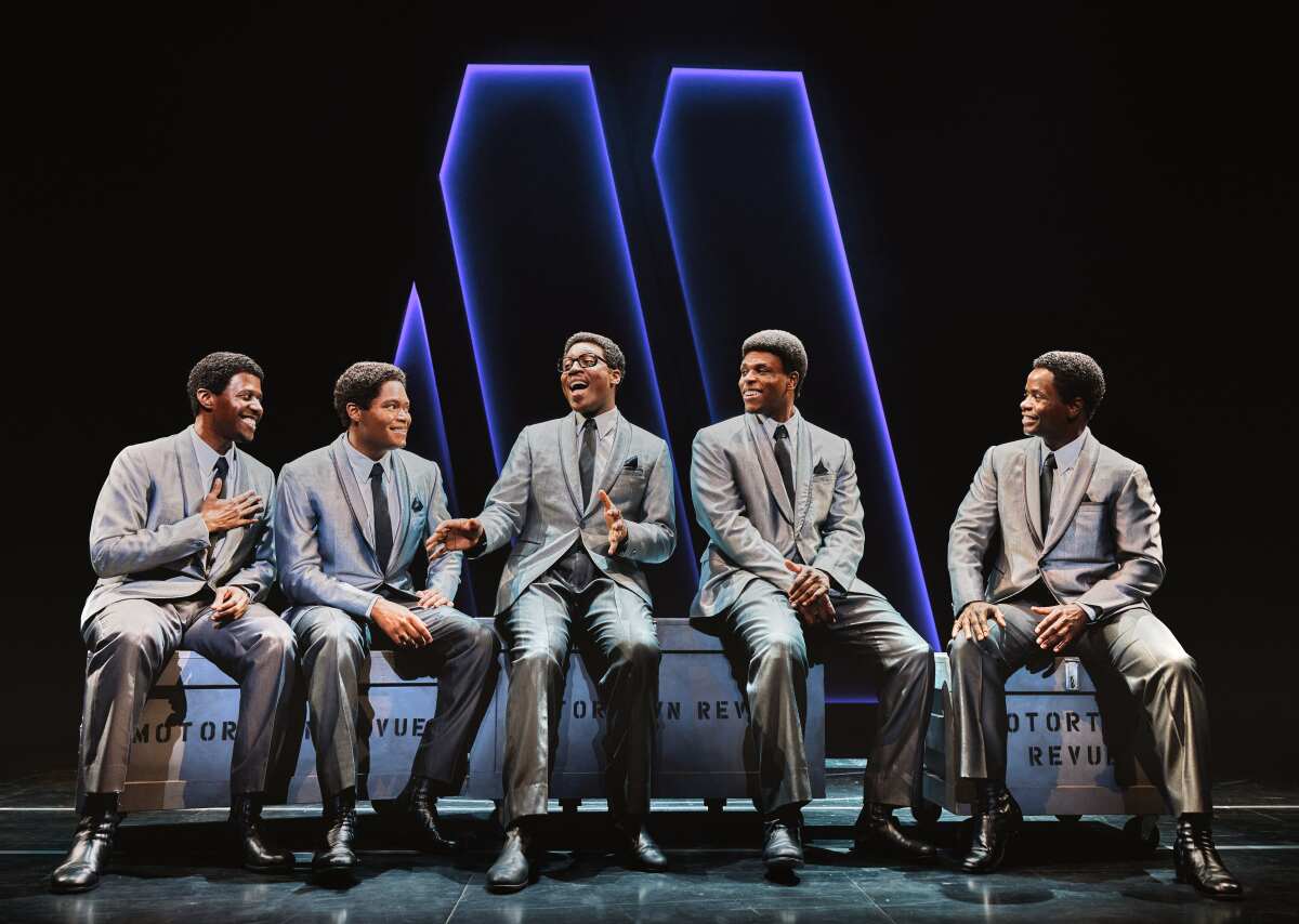 The national touring production cast of "Ain't Too Proud: The Life and Times of the Temptations."