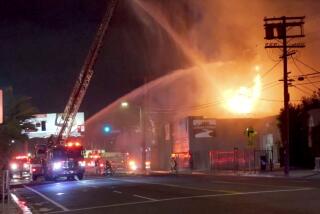 From OnScene.tv: Crews arrived to find fire showing from a one story commercial building in the early morning, Saturday, Dec. 23, 2023. The building is doing business as “LA RIVER STUDIOS”." The business was hosting a wedding at the time with 260 patrons.
