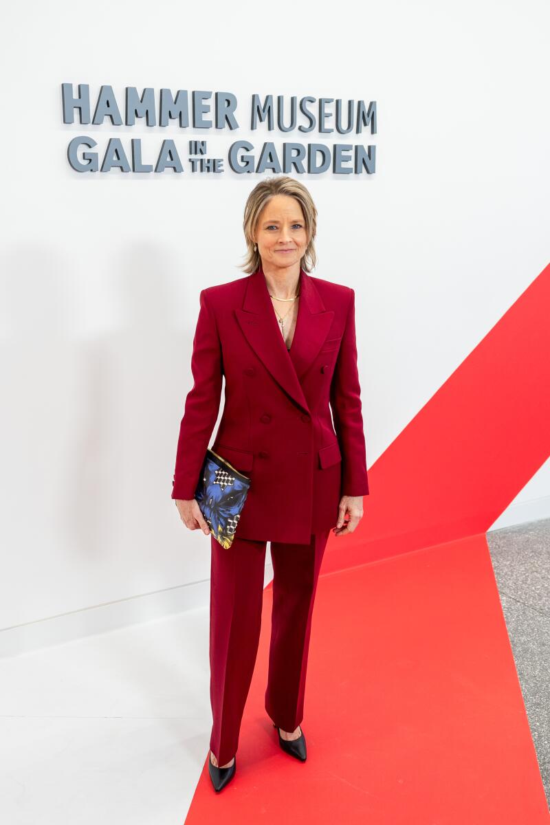 Actor/director and Gala co-chair Jodie Foster attends the 19th Annual Hammer Museum Gala.