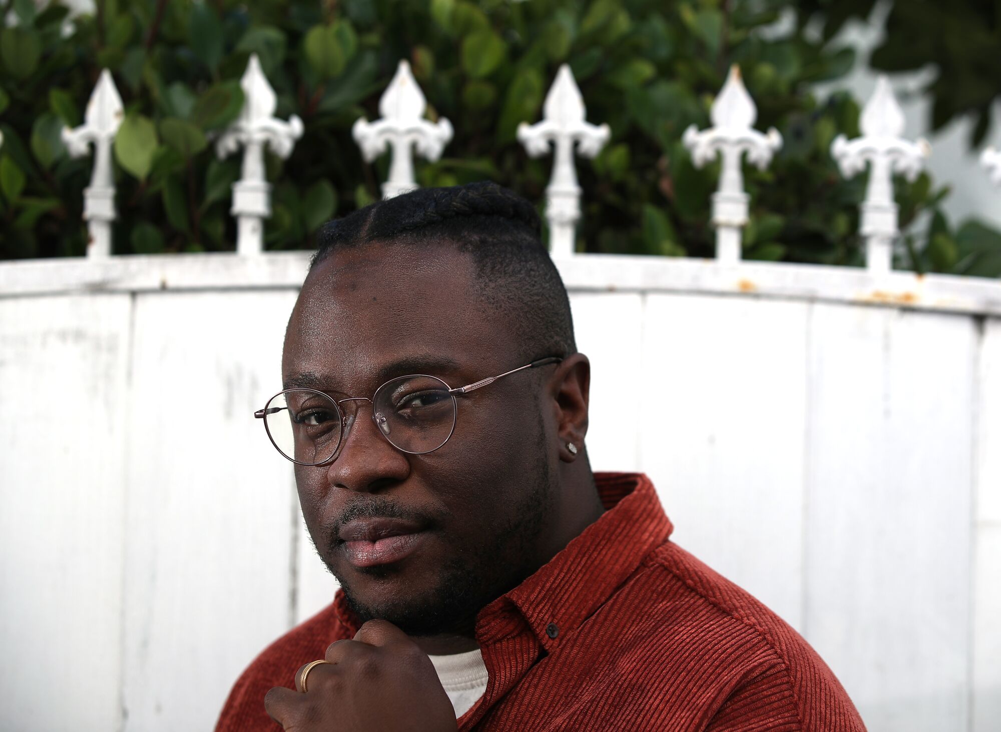 A portrait of "Didn't We Almost Have It All: In Defense of Whitney Houston" author Gerrick Kennedy.
