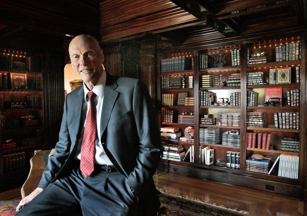 Fred Kavli, at his Santa Barbara home in 2008, gave money to scientific institutions and researchers in addition to several nonprofits in the Moorpark area. He died Thursday at 86.