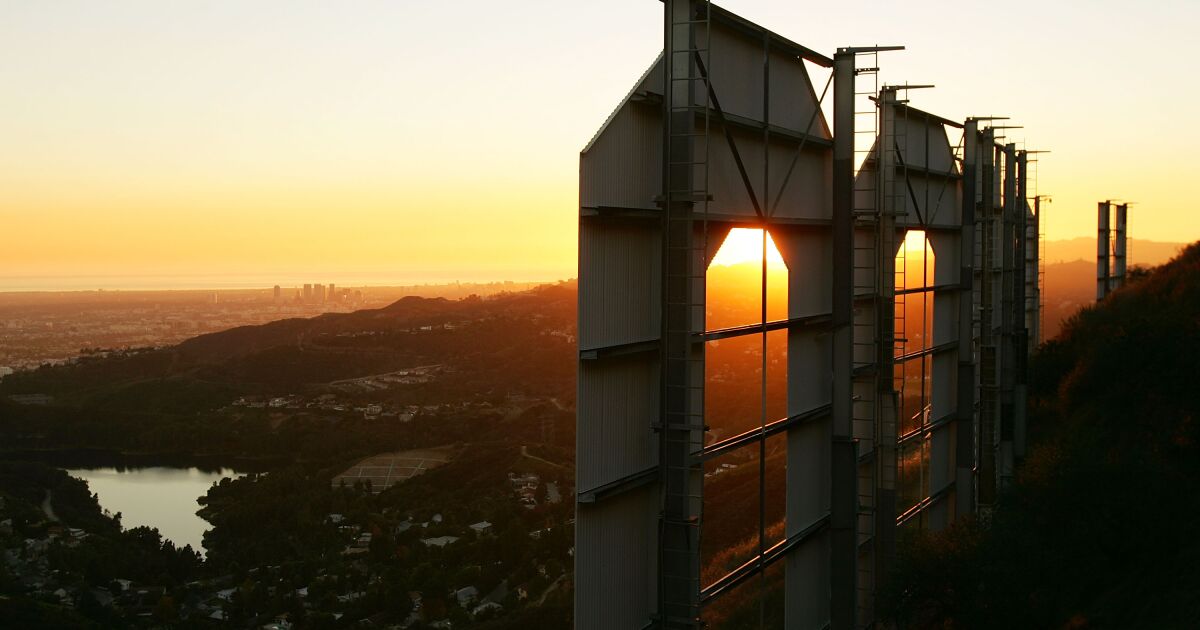 The Hollywood sign debuted 100 years ago in 1923, the year of L.A.’s