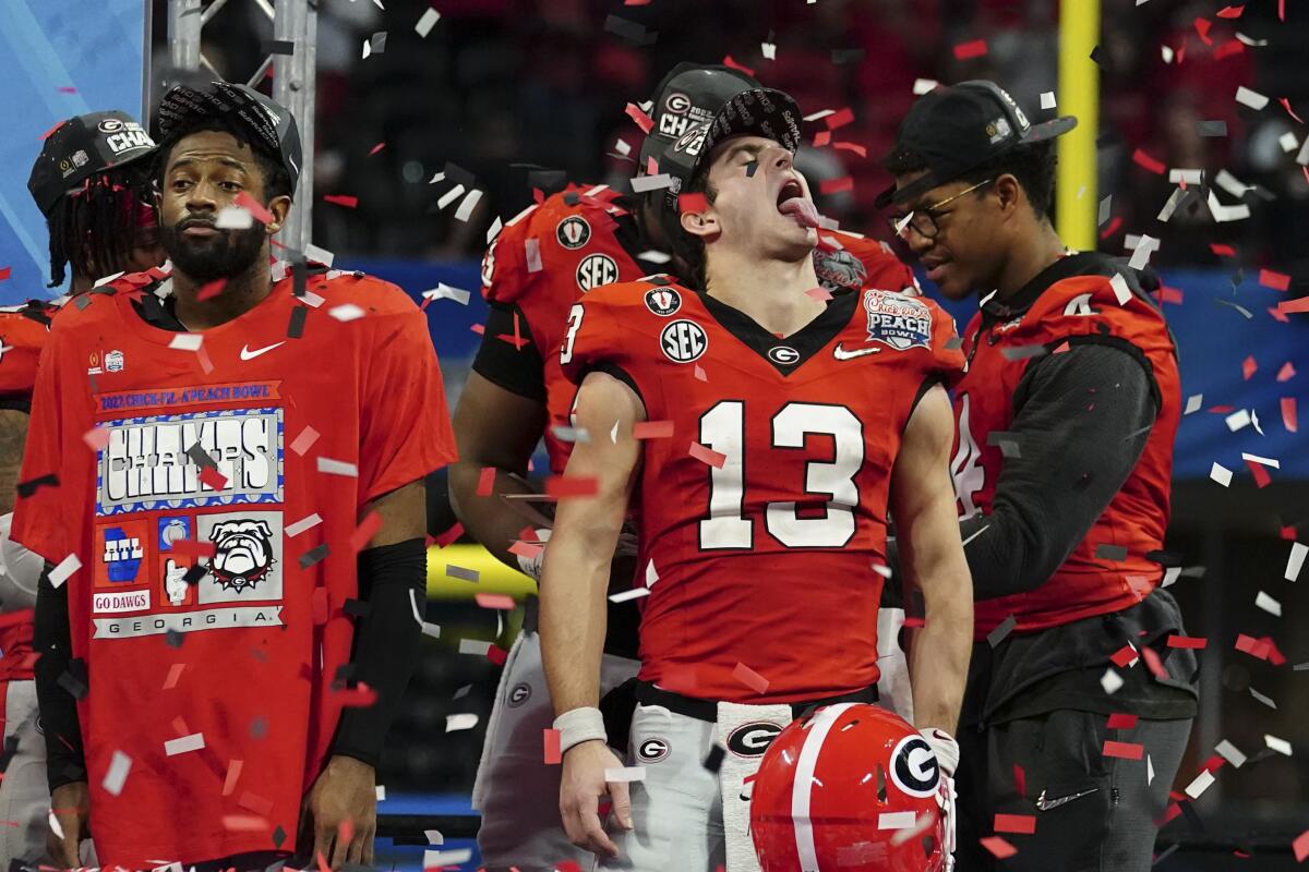 Stetson Bennett becomes an instant Georgia legend in historic