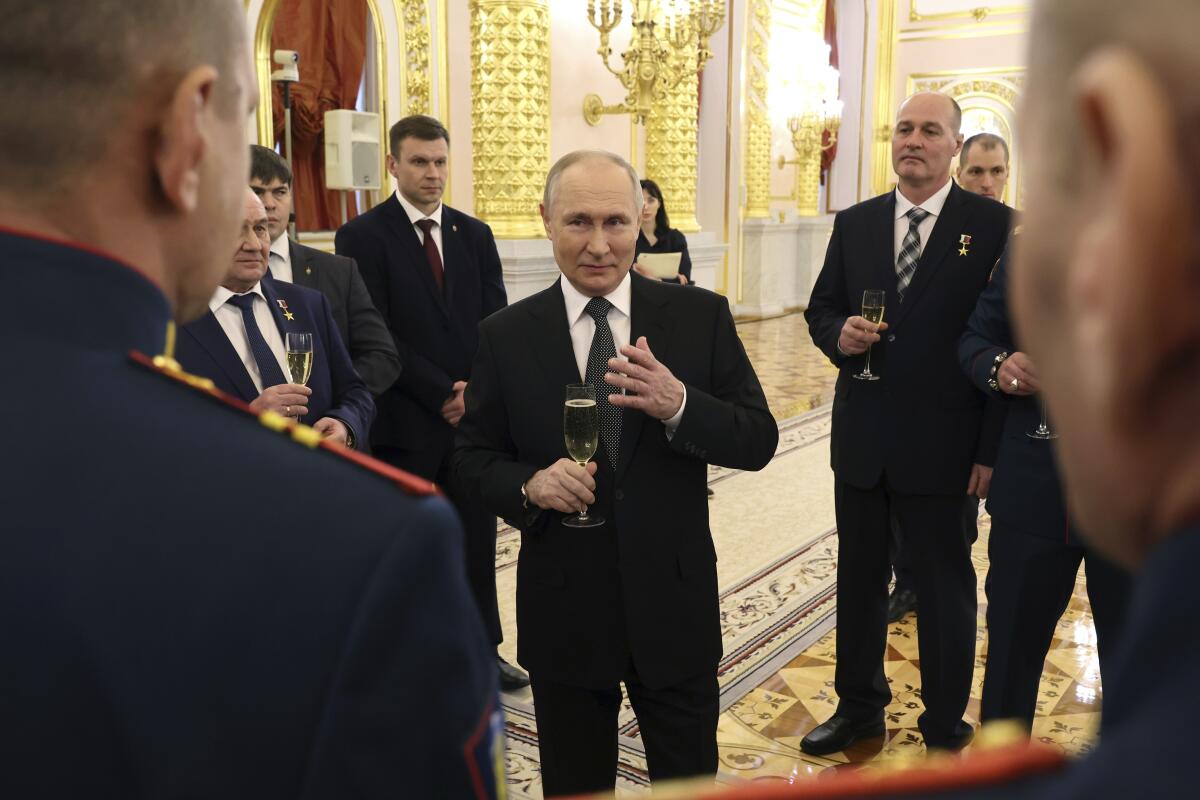 Vladimir Putin Meets Russian National Teams