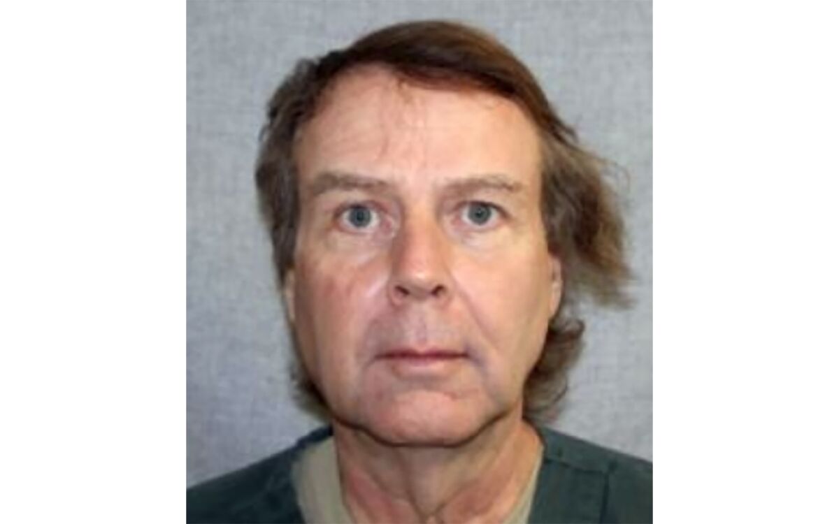 This March 17, 2020, photo provided by the Wisconsin Department of Corrections shows Douglas K. Uhde, who is suspected in the shooting death of retired Juneau, Wis., County Judge John Roemer. (Wisconsin Department of Corrections via AP)
