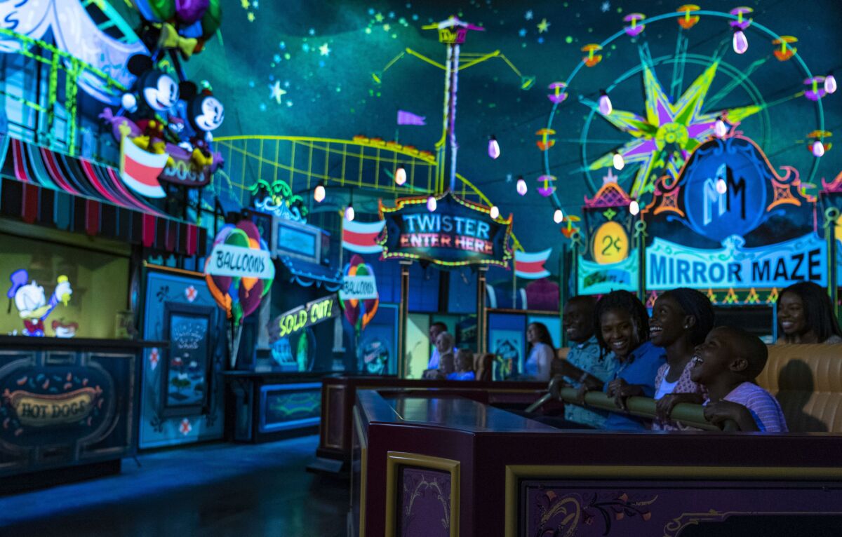 Mickey & Minnie's Runaway Railway opened Jan. 27 at Disneyland Park.