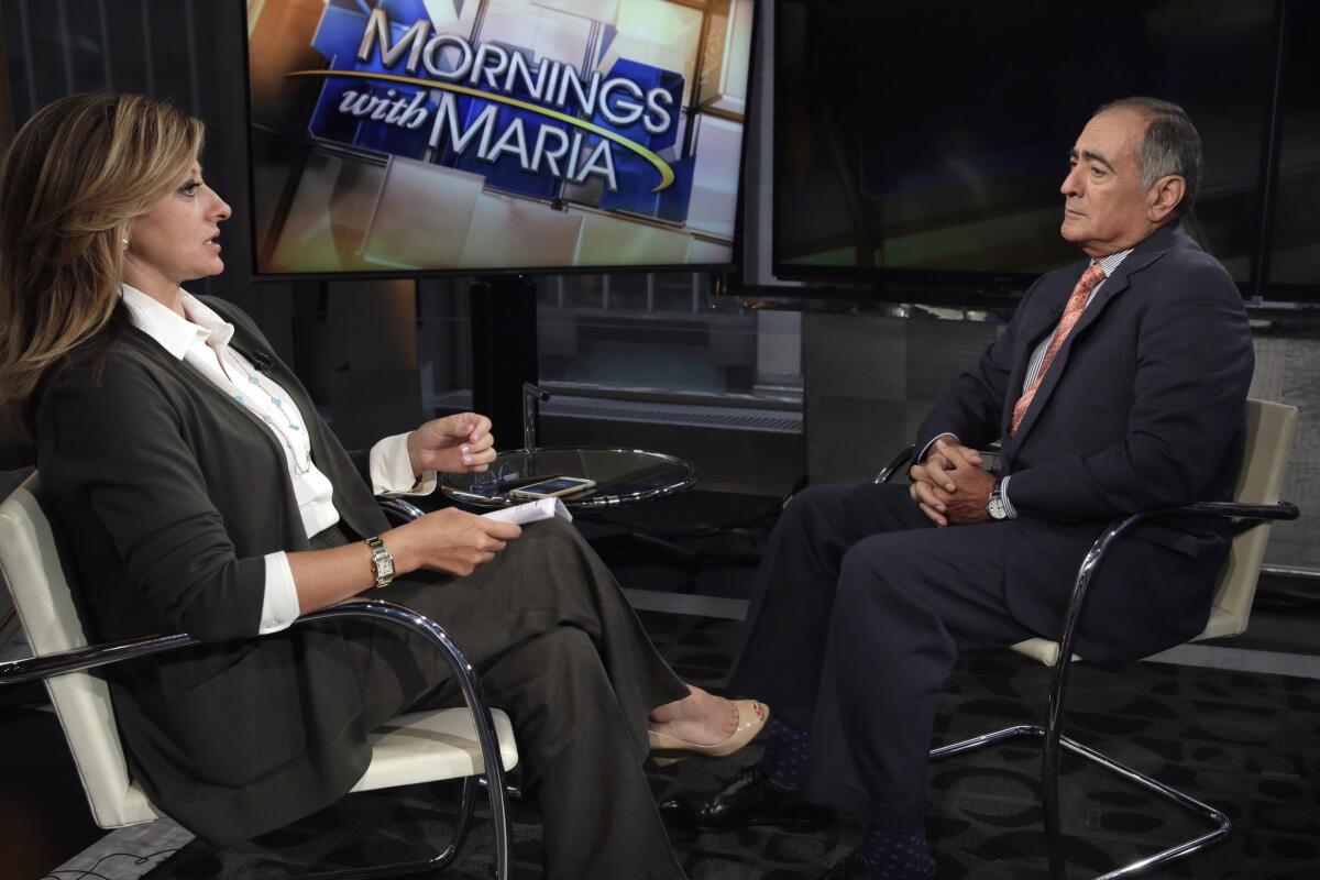 John Mack, the former Chairman & CEO of Morgan Stanley, is interviewed by Maria Bartiromo during the "Mornings with Maria Bartiromo" program on Fox.
