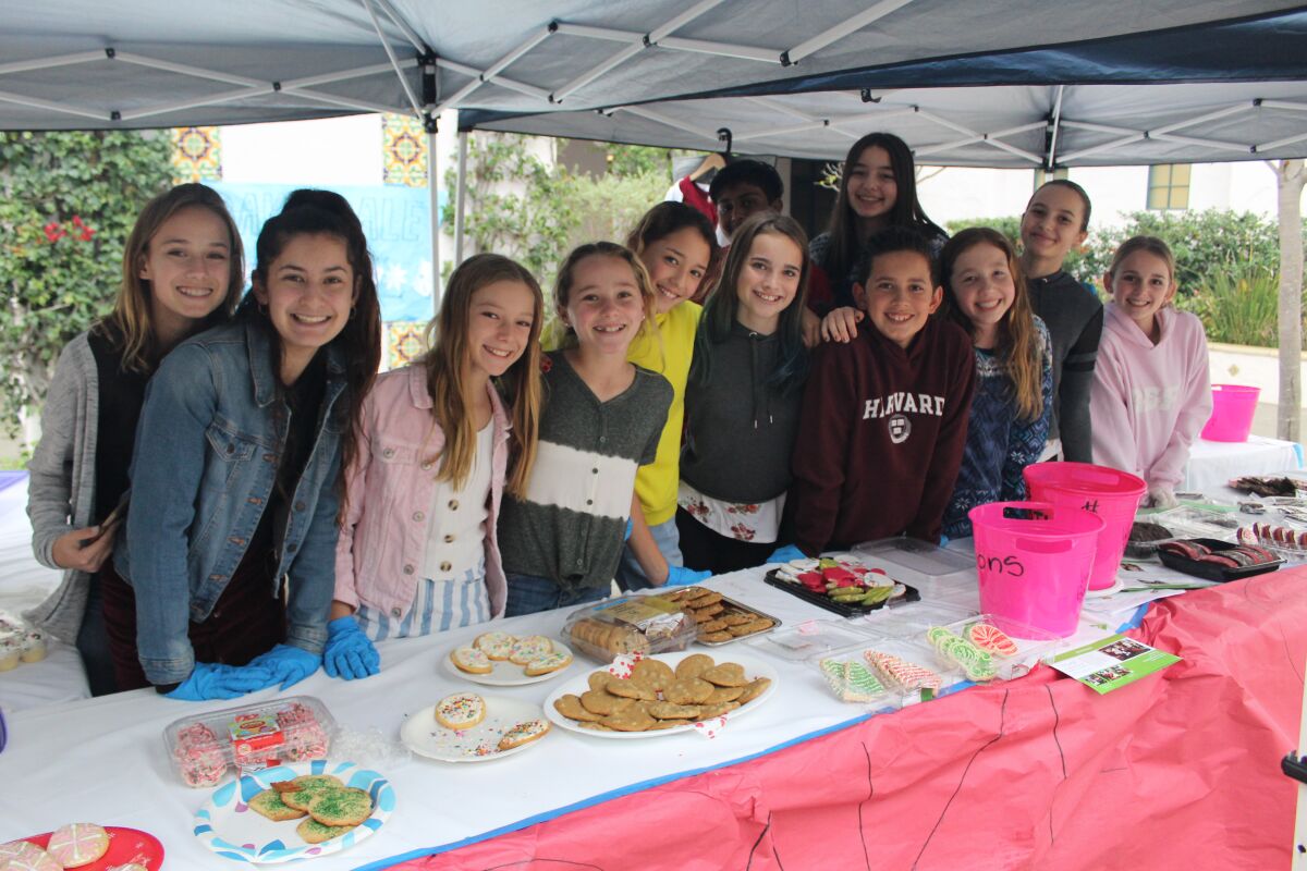 R. Roger Rowe student council lead a bake sale on Dec. 6.