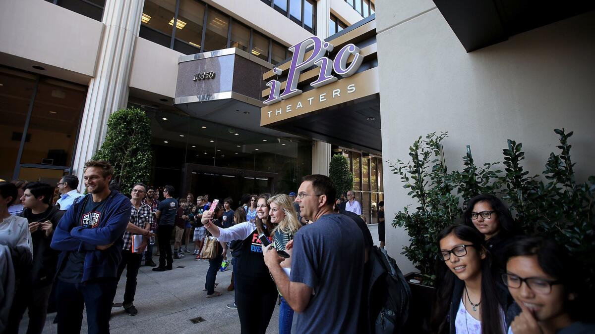 The iPic Theater in Westwood. (Luis Sinco / Los Angeles Times)