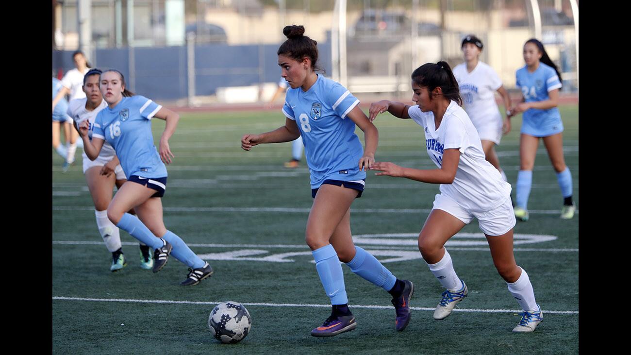 Photo Gallery: Crescenta Valley High School girls soccer vs. Burbank High School