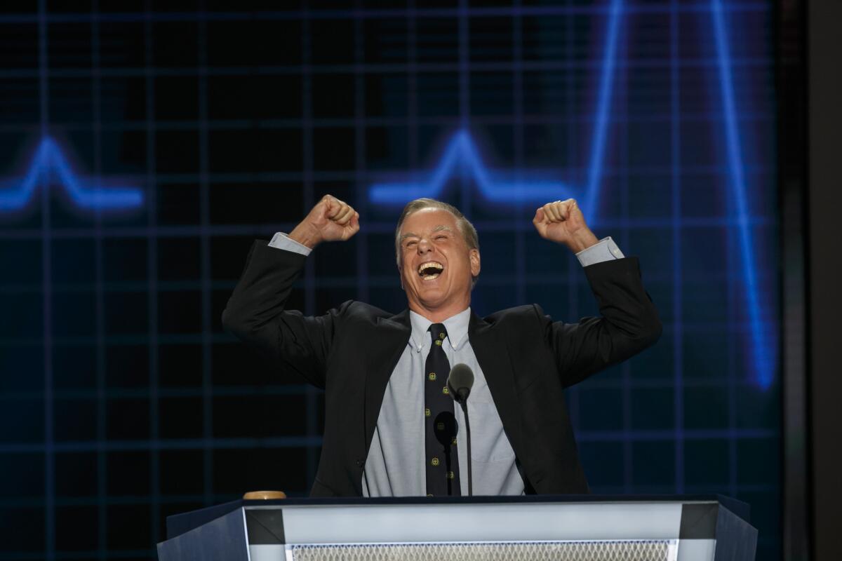 Former Vermont Gov. Howard Dean at the 2016 Democratic National Convention in Philadelphia.