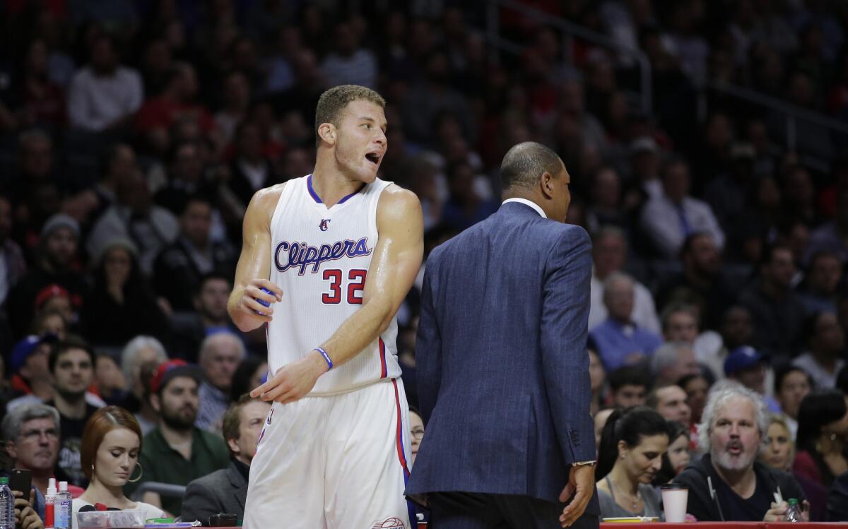 Blake Griffin during the Clippers' 127-101 win over the Minnesota Timberwolves on Dec. 1.