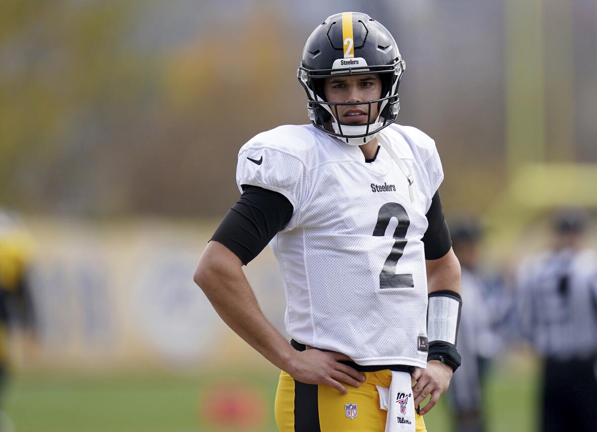 Steelers' Rudolph preps as starter, Roethlisberger waits - The San