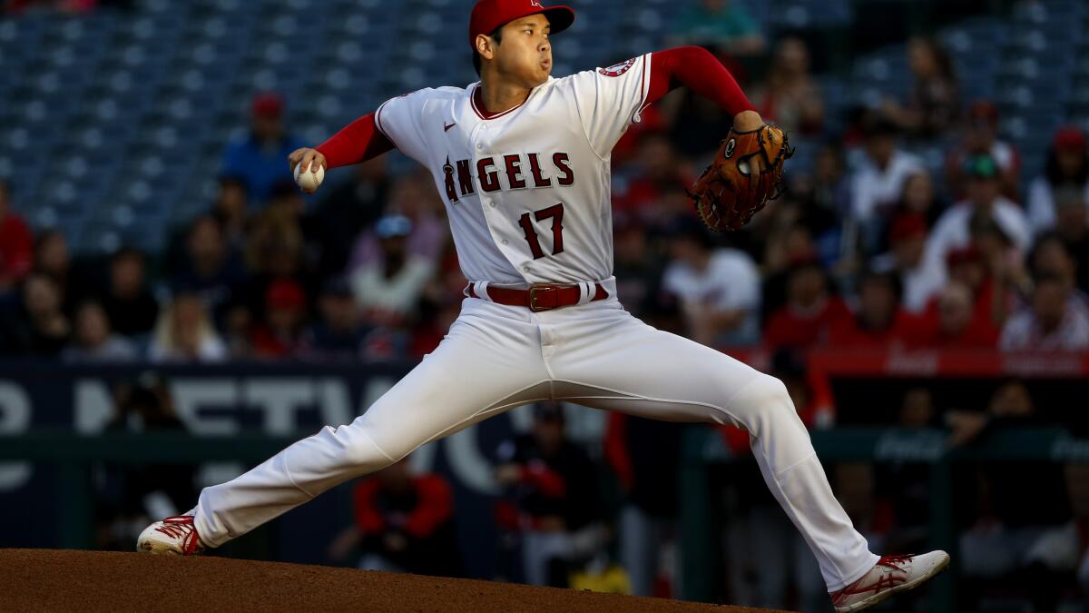 Anaheim, United States. 27th Apr, 2022. Los Angeles Angels pitcher