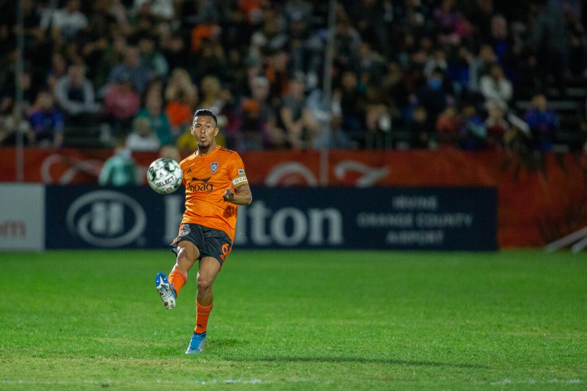 Michael Orozco of the Orange County Soccer Club.