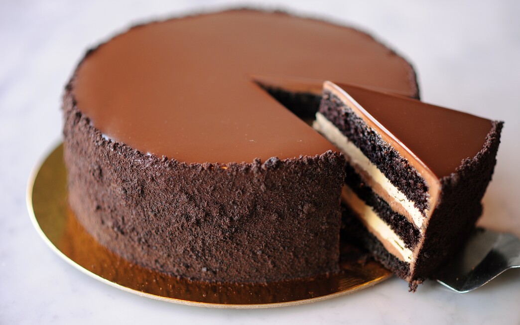 Proof Bakery's chocolate espresso layer cake