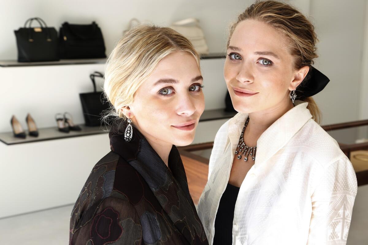Mary-Kate, Ashley Olsen open first flagship for the Row - Los Angeles Times