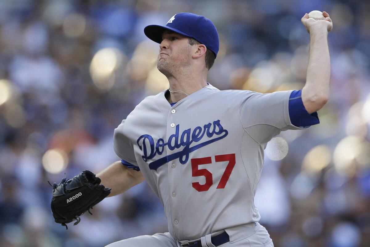 Dodgers' Alex Wood improved his record with the Dodgers to 3-3 with a win over San Diego on Saturday night.