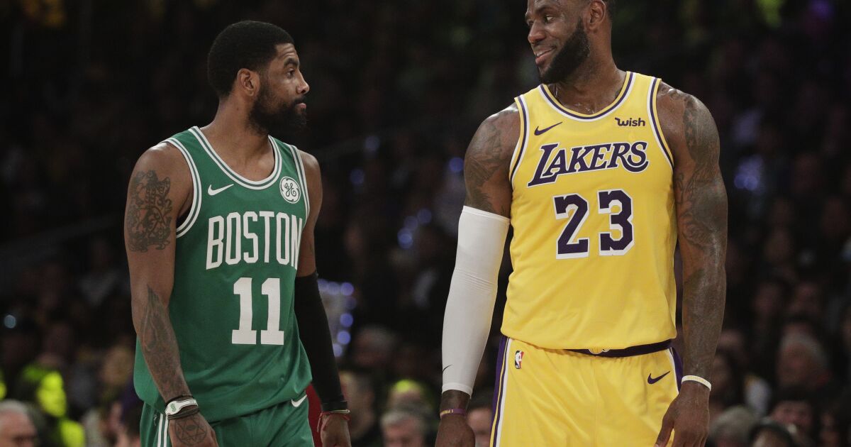 LeBron James des Lakers se verrouille après l’échec de l’échange de Kyrie Irving