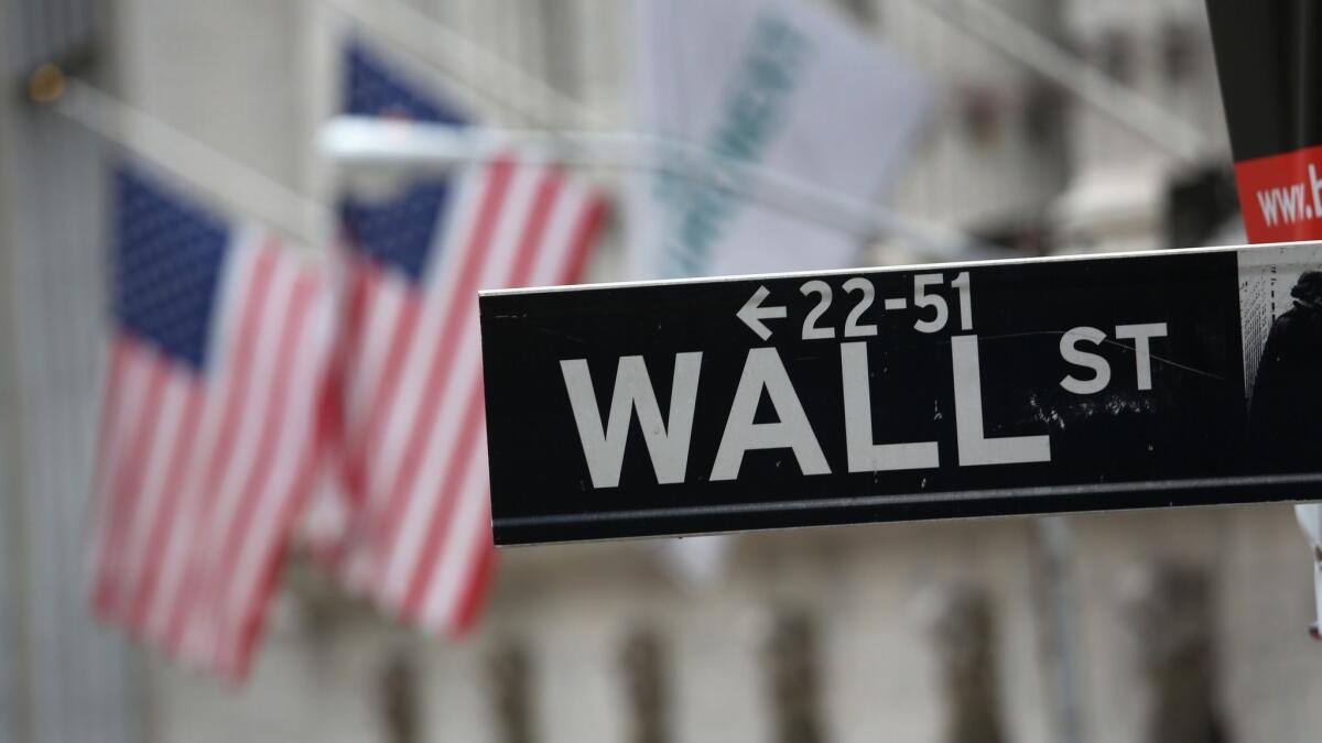 Wall Street has taken a hit