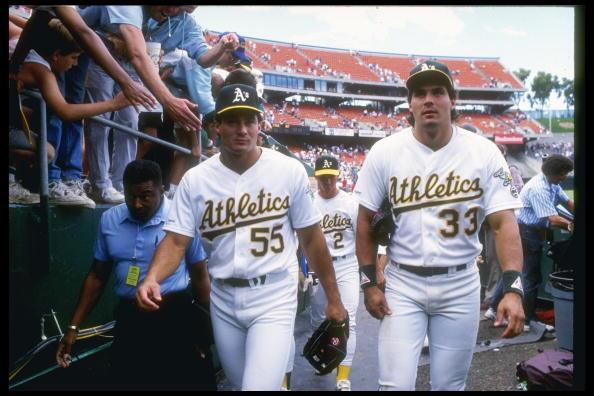 Ozzie and Jose Canseco