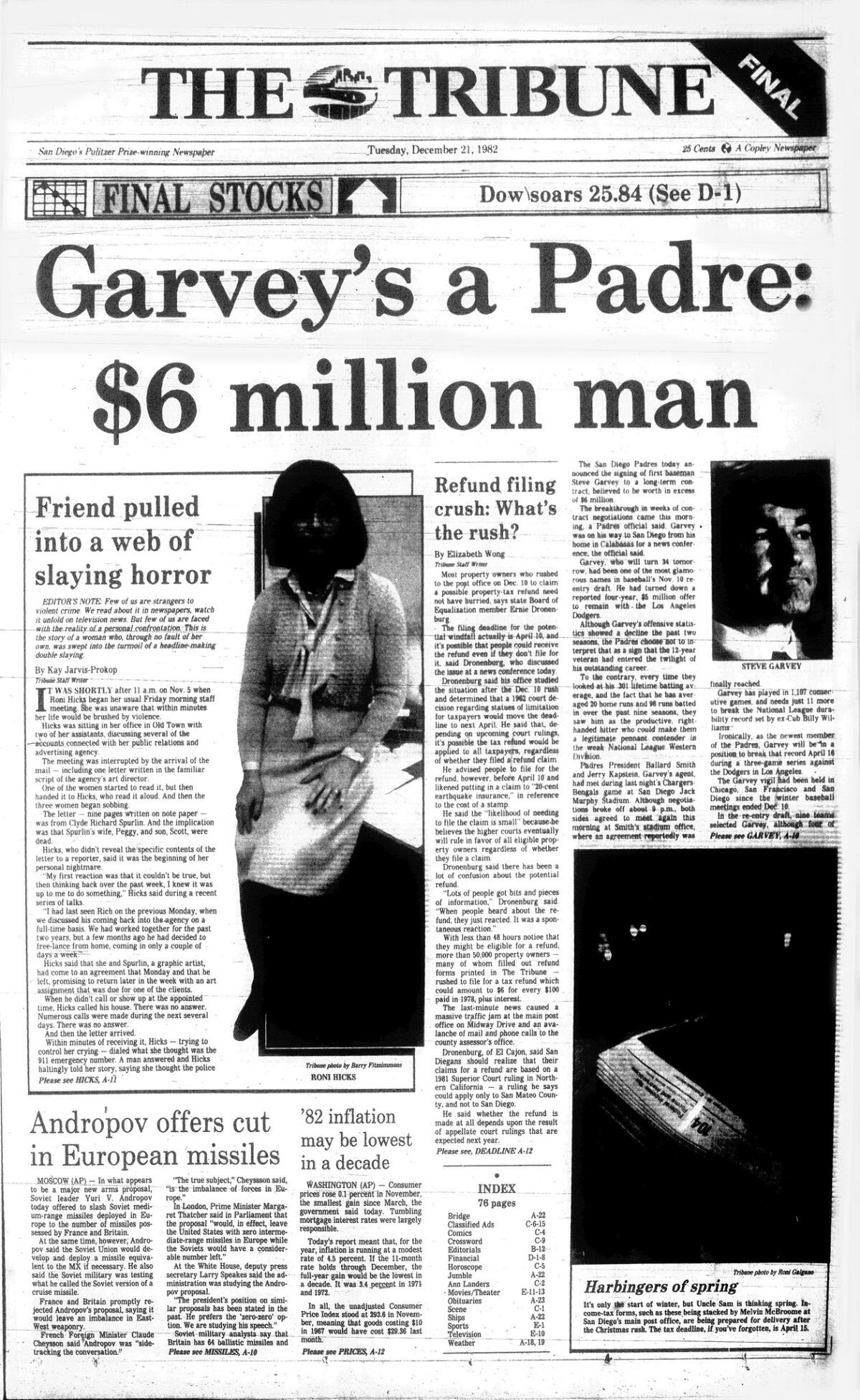 Garvey's number retired by Padres